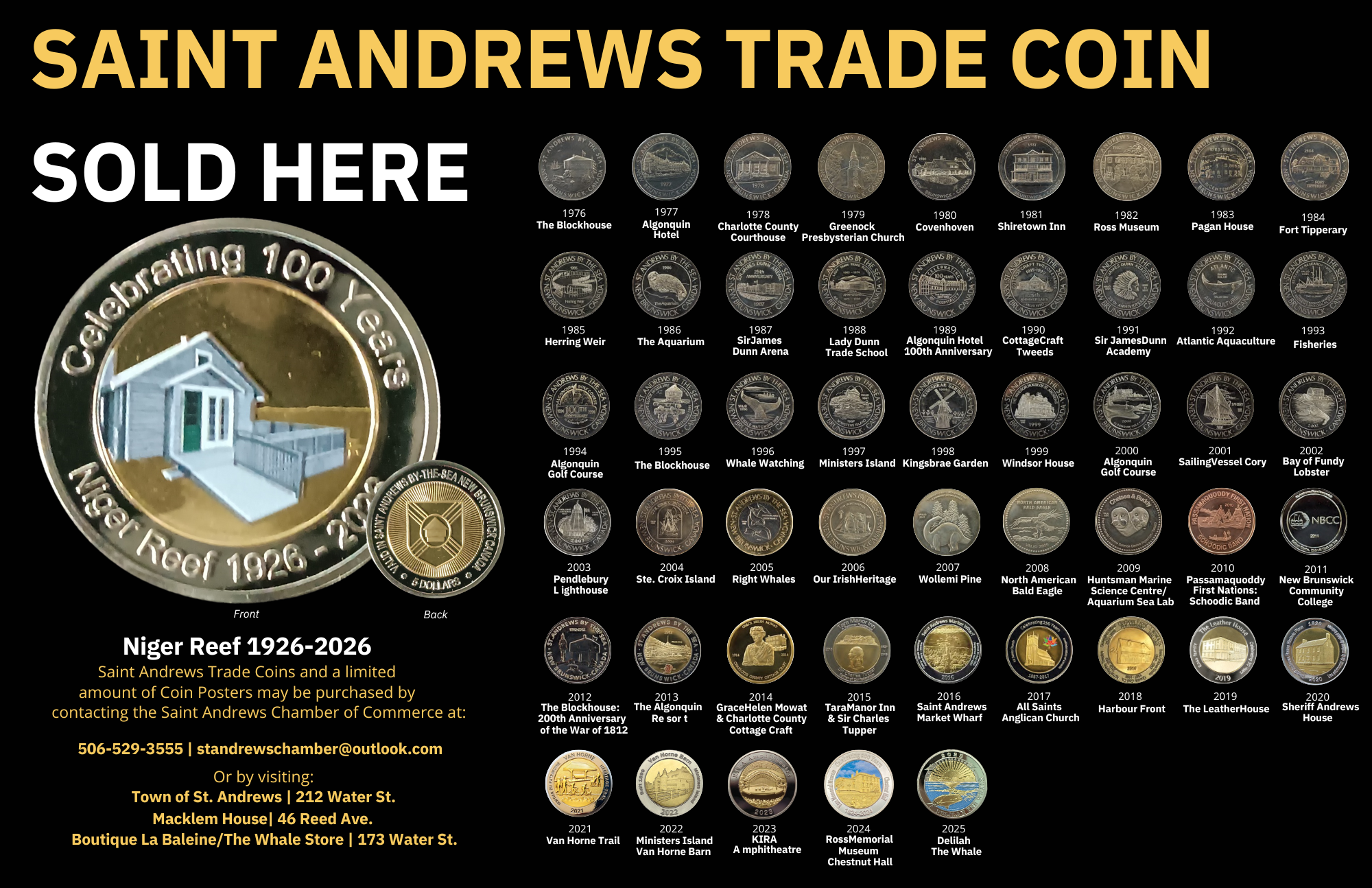 ♡St ANDREWS最終お値下げ♡♡♡ St Andrews Chamber Trade Coins - St. Andrews by-the-Sea
